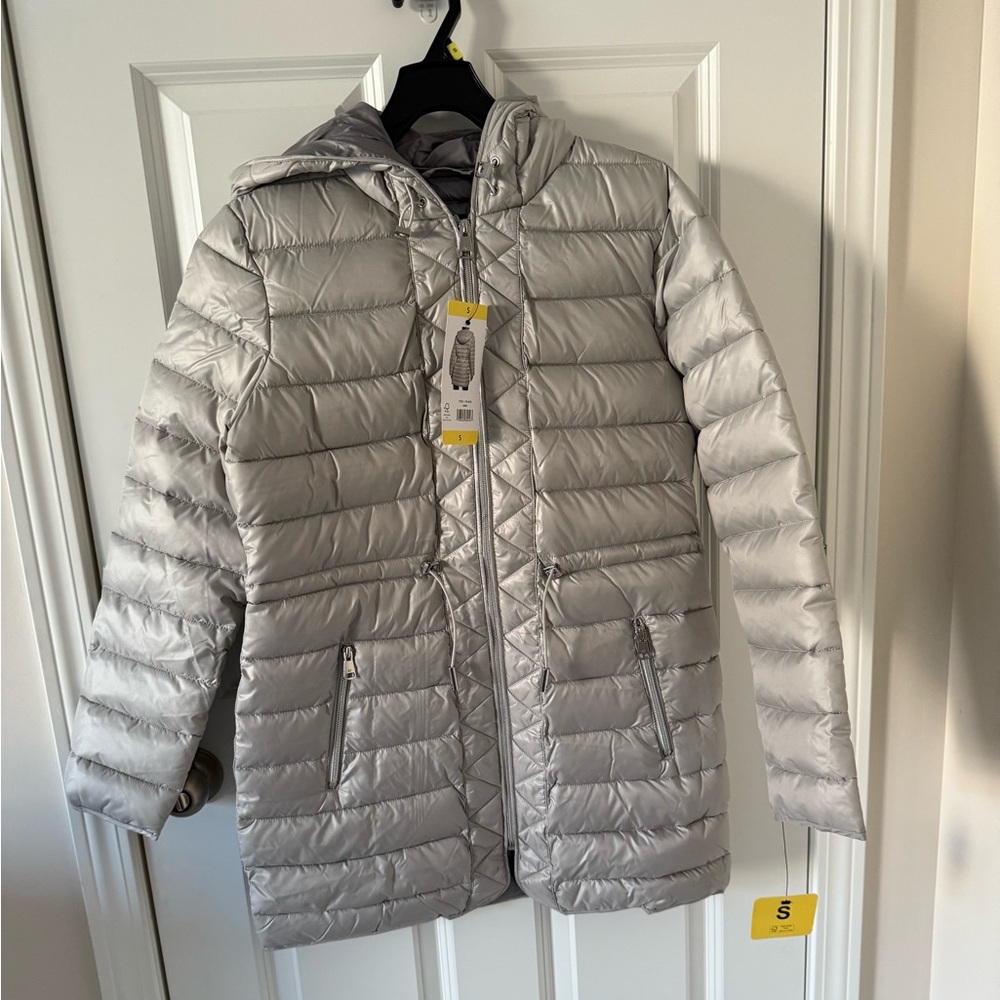Kenneth Cole Silver Ski & Snow Jacket